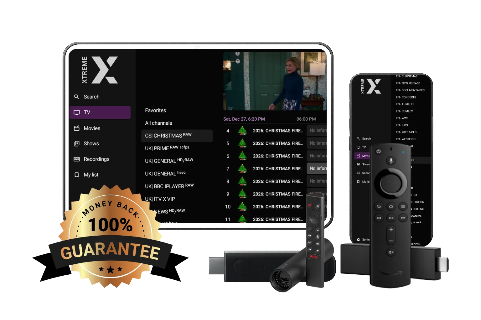 XtremeHD IPTV Nederland Player App - IPTV kopen